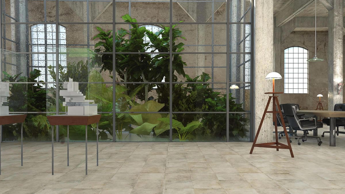 Balbi Marengo, azulejo para la terraza en gran formato